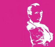 Prince Odoevsky on a pink background